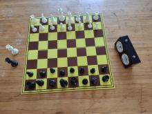 Turniej szachowy o puchar Nadleśnictwa Karwin w Trzebiczu