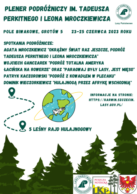 Plener podróżniczy imienia Leona Mroczkiewicza i Tadeusza Perkitnego połączony z 5 Leśnym Rajdem Hulajnogowym w Grotowie